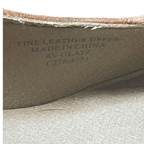 Adrienne Vittadini Women's Tan Suede Leather Chunky Block Heels Size 7.5 Retro‎ - Picture 11 of 11